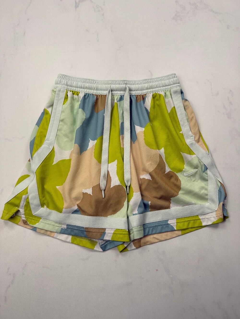 Nike Athletic Shorts Pastel Green 90s Adjustable Drawstring - Mens M